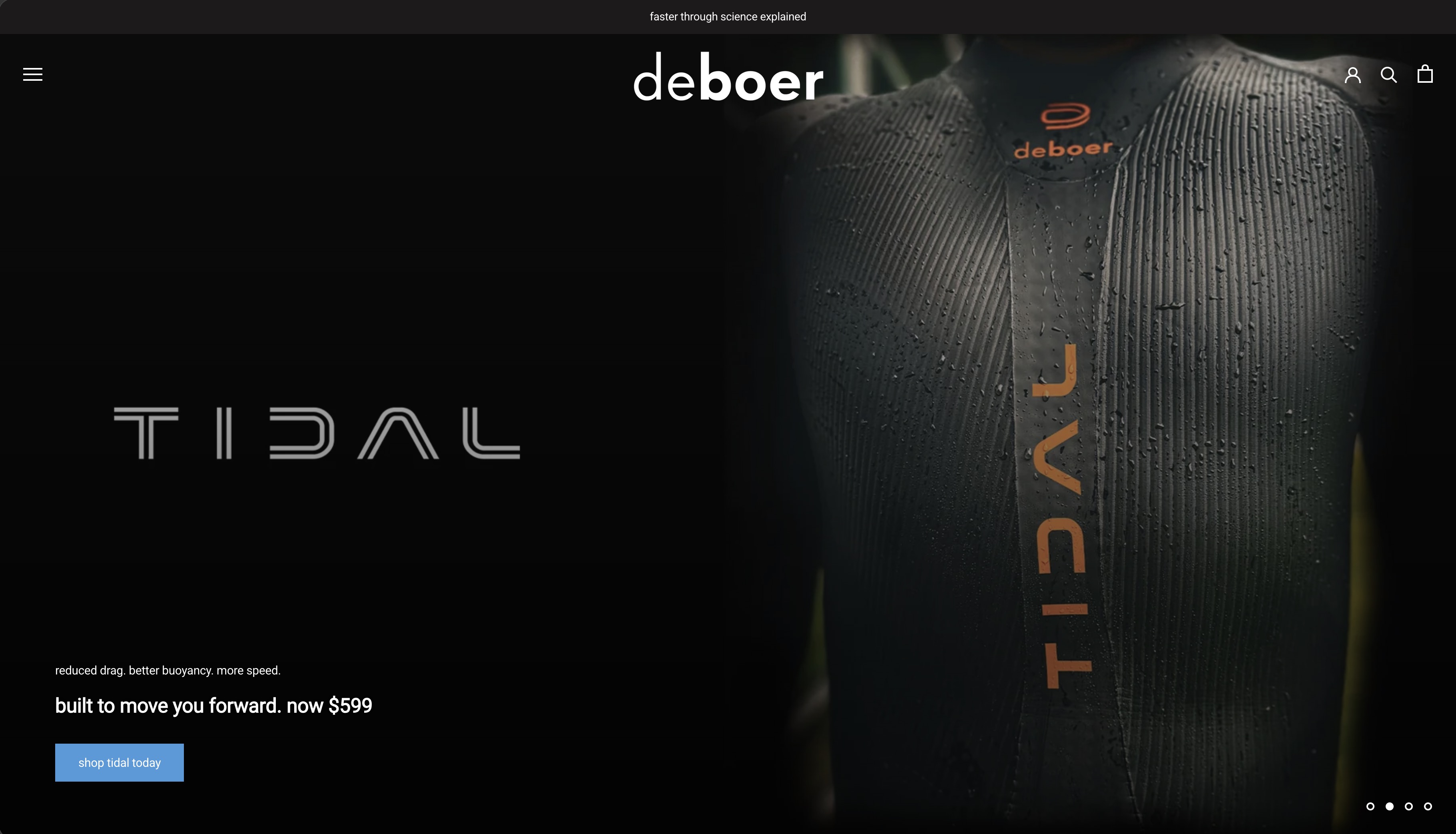 deboer swim — Shopify, Custom Theme, International Markets, Strategy